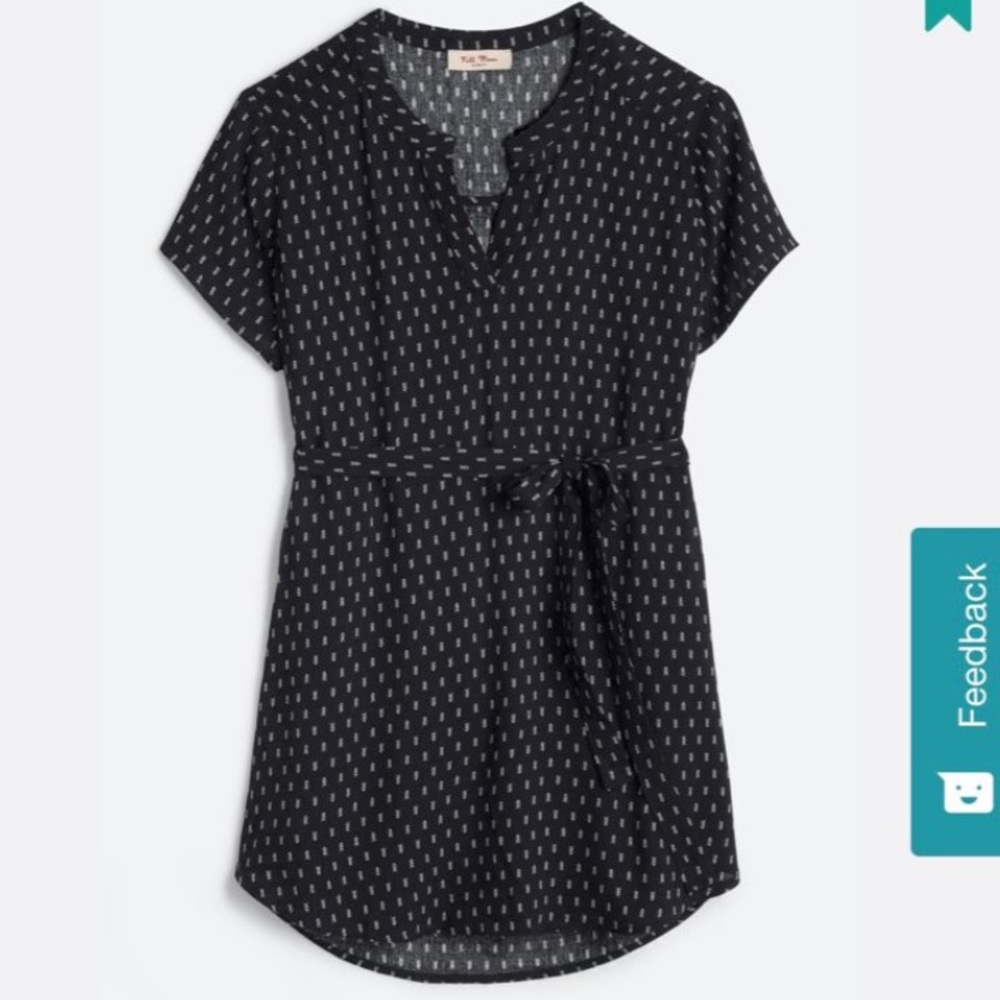 full moon segura short sleeve tie waist maternity size xs